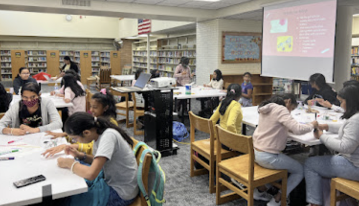 Team at a community event